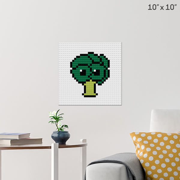 Broccoli Brick Poster