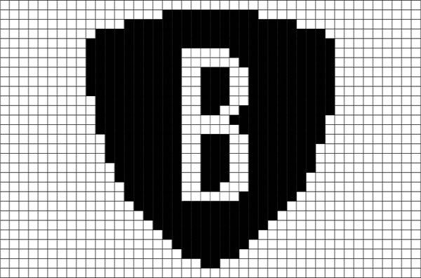 Brooklyn Nets Pixel Art