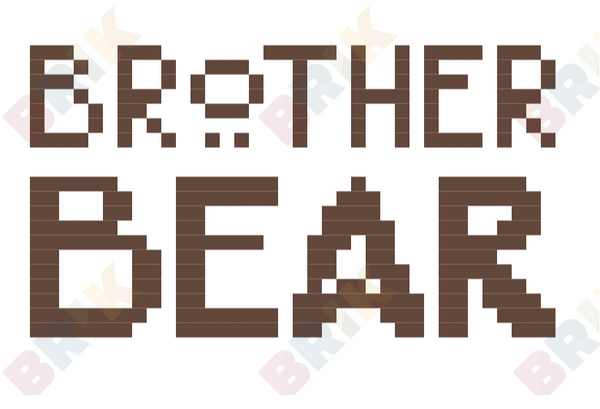 Brother Bear Pixel Art
