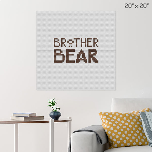 Brother Bear Brick Poster