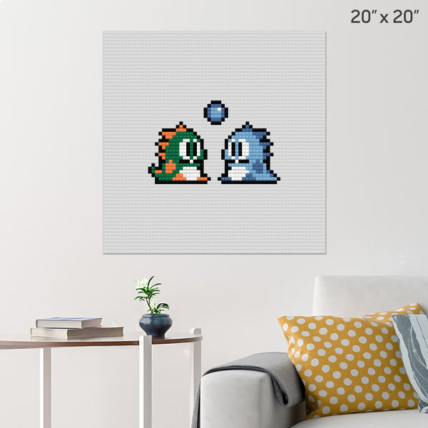 Bubble Bobble Brick Poster
