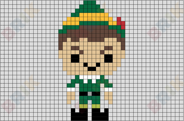 Buddy the Elf Pixel Art