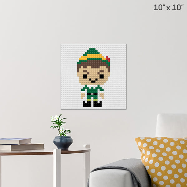 Buddy the Elf Brick Poster
