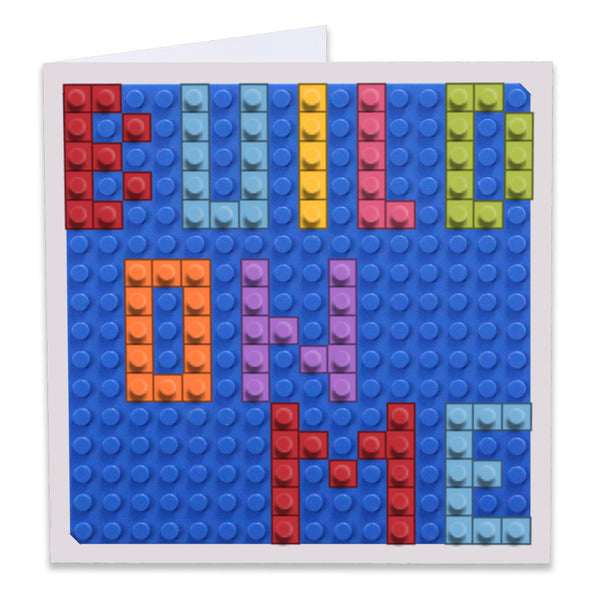 build on me card Greeting Card