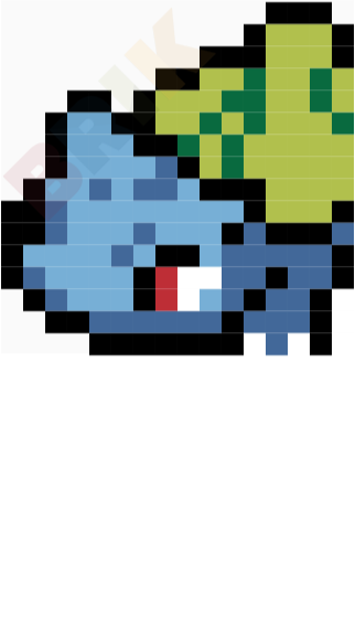 Bulbasaur Pixel Art