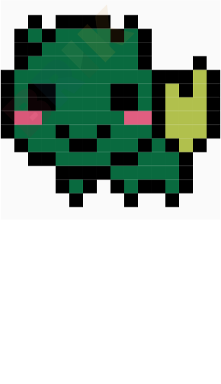 Bulbasaur Pixel Art