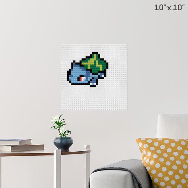 bulbasaur Brick Poster