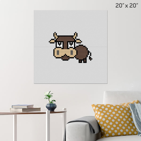 Bull Brick Poster