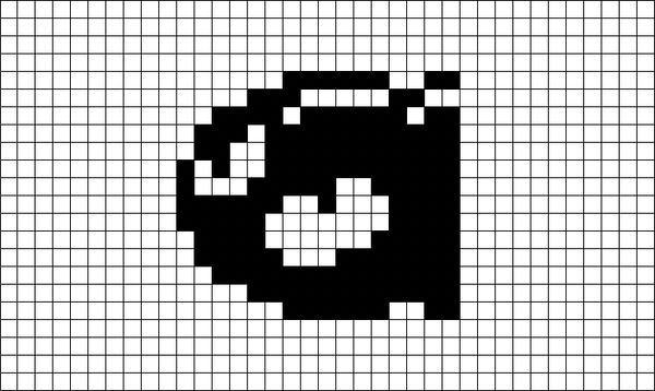 Bullet Bill Pixel Art