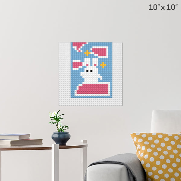 Bunny Brick Poster