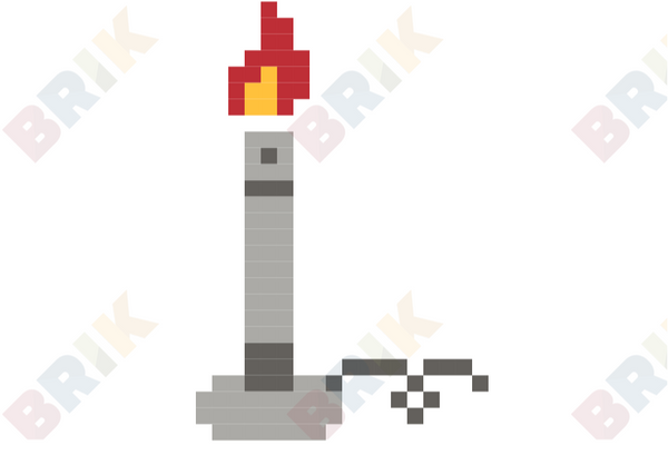 Bunsen Burner Day Pixel Art