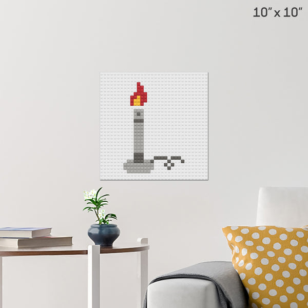 Bunsen Burner Day Brick Poster
