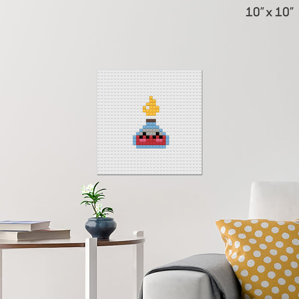 Bunsen Burner Day Brick Poster