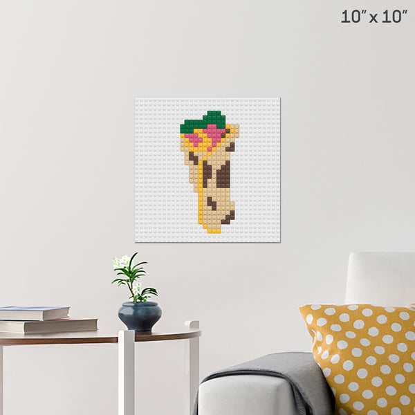 Burrito Brick Poster