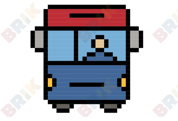 Bus Pixel Art
