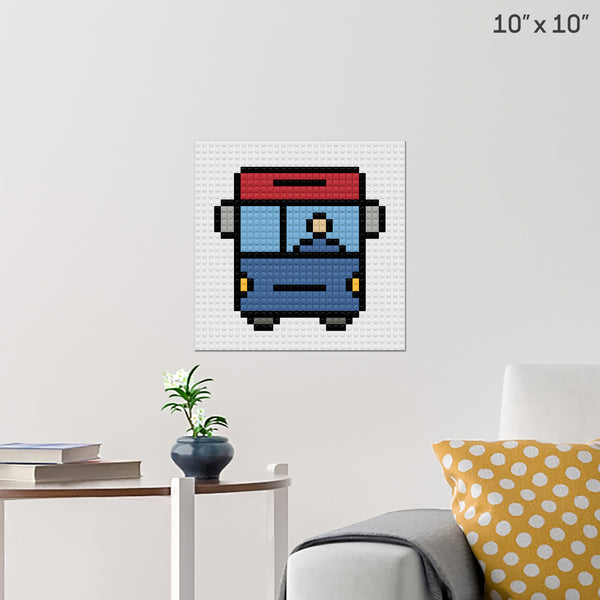 Bus Brick Poster
