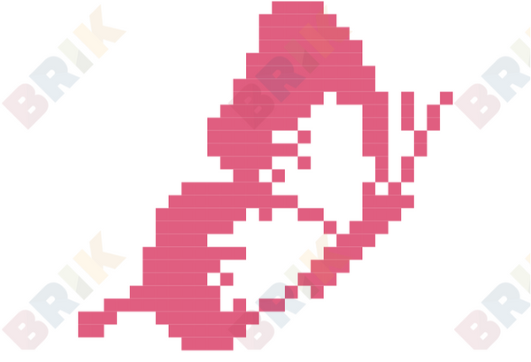 Butterfly Pixel Art