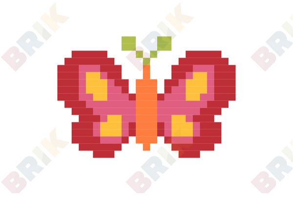 Butterfly Pixel Art
