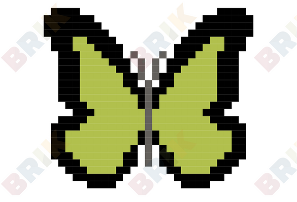 Butterfly Pixel Art