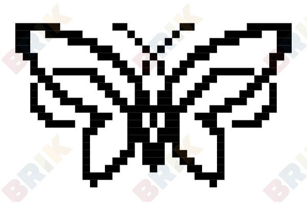 Butterfly Pixel Art