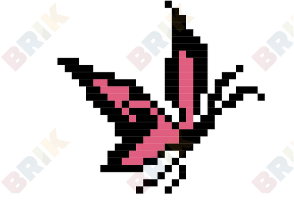 Butterfly Pixel Art