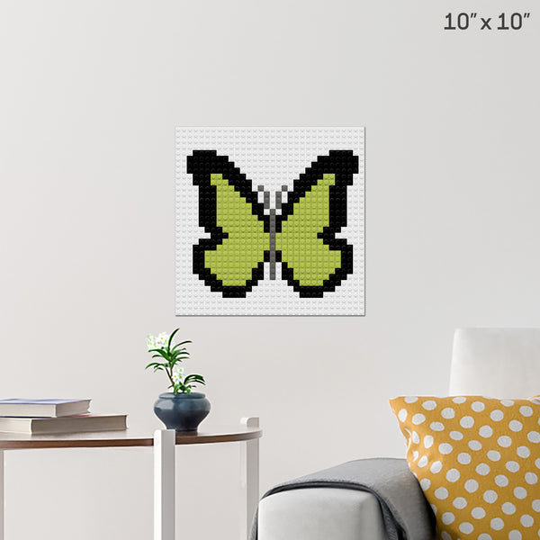 Butterfly Brick Poster