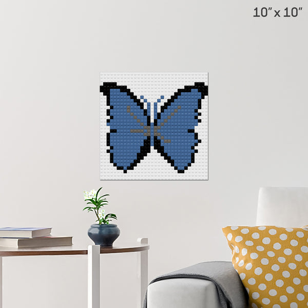 Butterfly Brick Poster