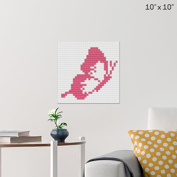 Butterfly Brick Poster