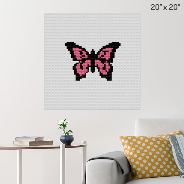 Butterfly Brick Poster