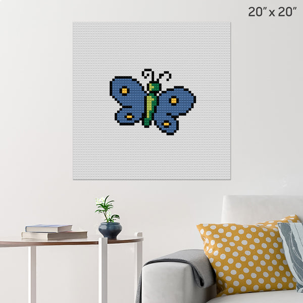 Butterfly Brick Poster