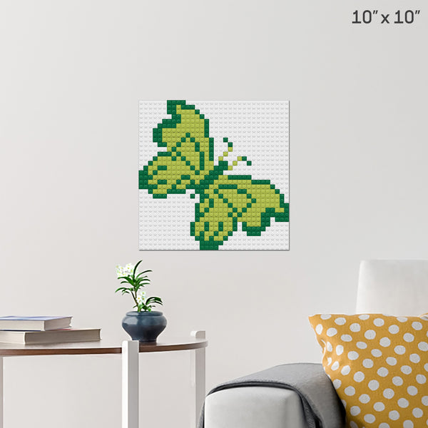 butterfly Brick Poster