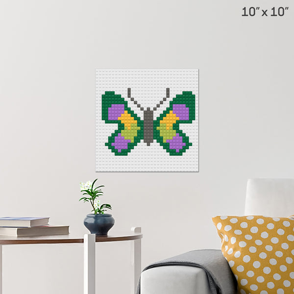 butterfly Brick Poster