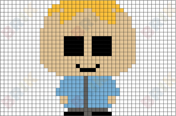 Butters Stotch Pixel Art