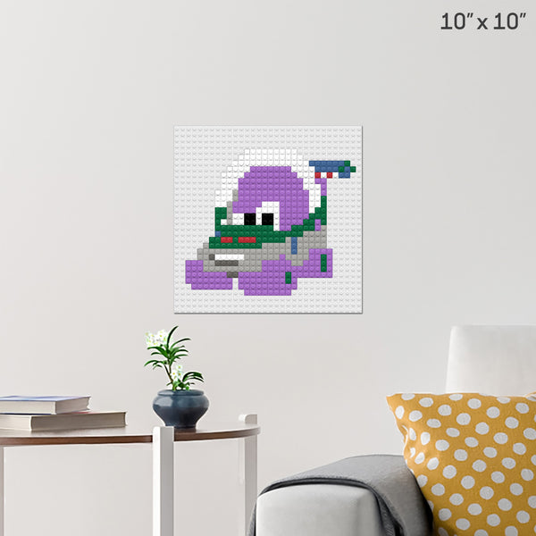 Buzz Light Car Brick Poster