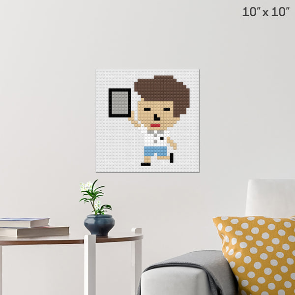 bwcss boy Brick Poster