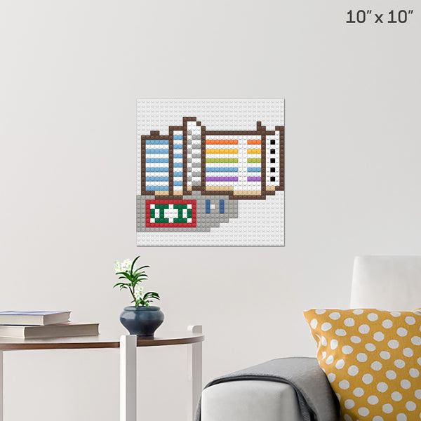 BWCSS SCHOOL Brick Poster