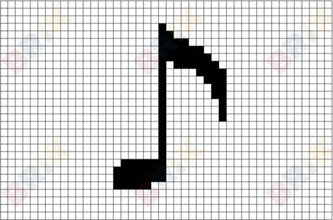 Village Hidden by Sound Pixel Art