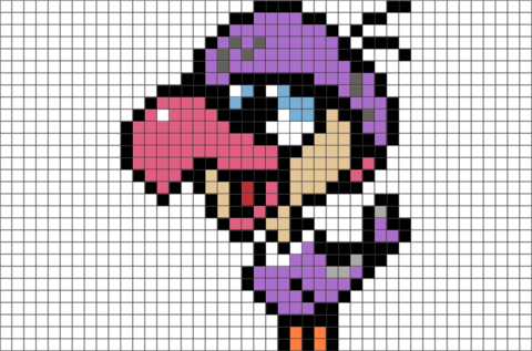 Concord Condor Pixel Art