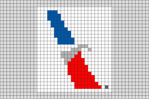 American Airlines Pixel Art