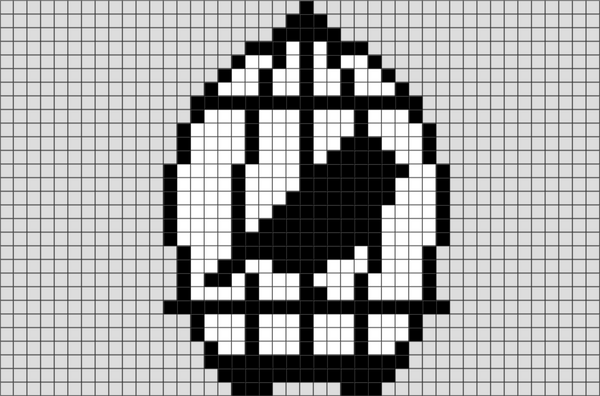 Caged Bird Pixel Art