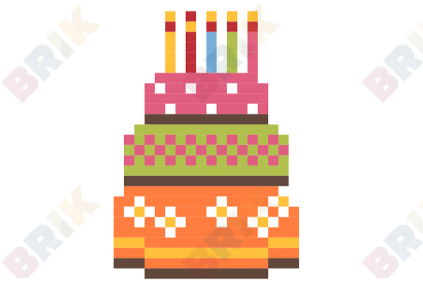 Cake Pixel Art