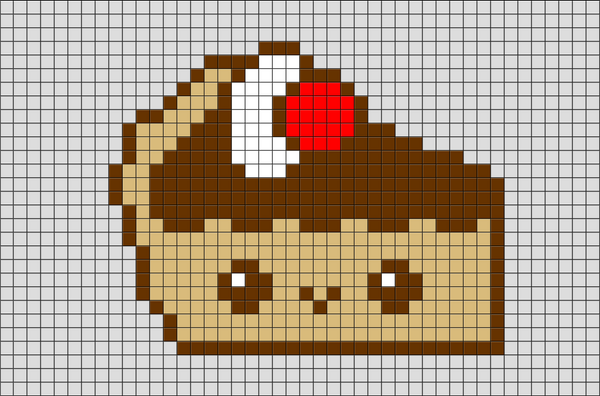 Cake Pixel Art