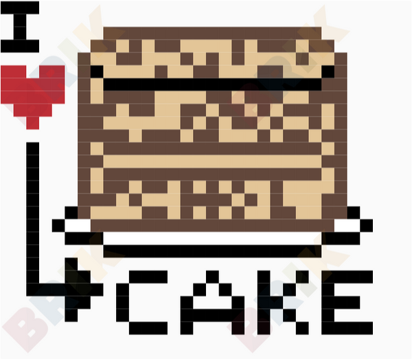 Cake Pixel Art