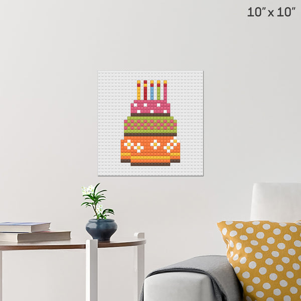 Cake Brick Poster