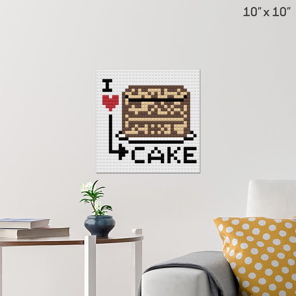 Cake Brick Poster
