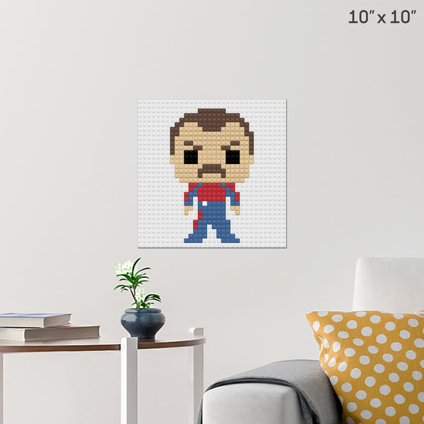 Cal Naughton Jr. Brick Poster