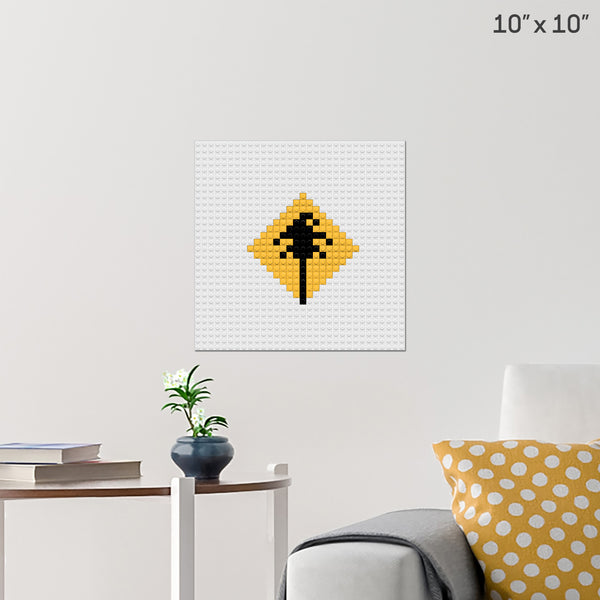 California Pizza Kitchen Brick Poster
