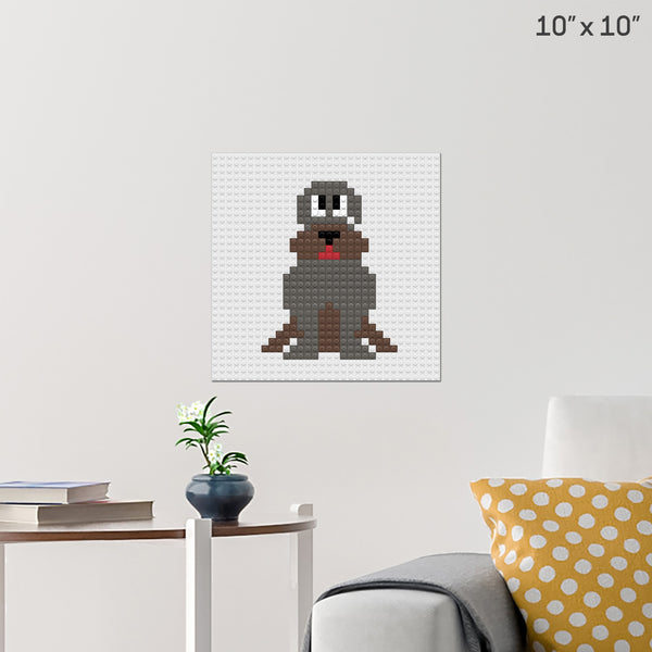California Sea Lion Brick Poster