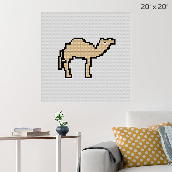 Camel Brick Poster