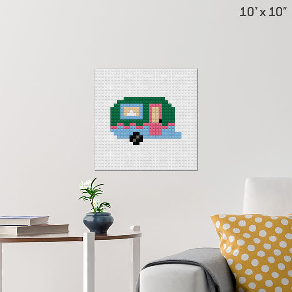 Camper Brick Poster